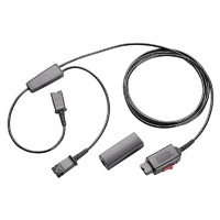 Poly Y-Adapter Training Cable with Mute and QD Clamp