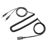 Poly QD to Dual 3.5mm Plugs Cable