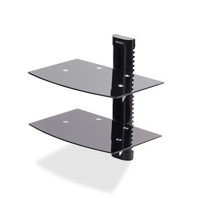 STARTECH 2B-WALL-MOUNT-SHELF Dual Floating Wall-Mounted AV Shelves