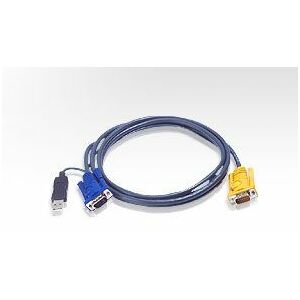 ATEN 2L-5202UP USB KVM Cable with 3 in 1 SPHD and PS/2 to USB converter - 1.8m