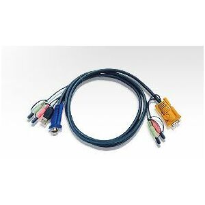 ATEN 2L-5302U USB KVM Cable with 3 in 1 SPHD and Audio - 1.8m