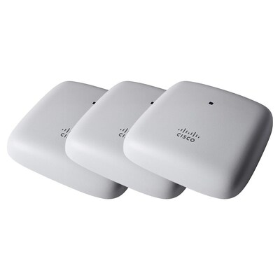 CISCO (3-CBW140AC-Z) CBW140AC 802.11AC 2X2 WAVE 2 ACCESS POINT CEILING MOUNT - 3P