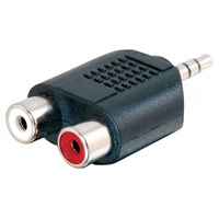 Alogic 3.5mm Stereo Audio to 2 X RCA Stereo ADAPTER (1) Male to (2) Female