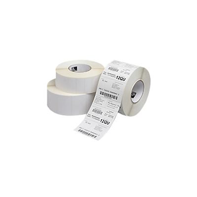 Zebra Label, Paper, 102x64mm; Thermal Transfer, Z-Select 2000T, Coated, Permanent Adhesive, 25mm Core, Perforation - 3007206-T