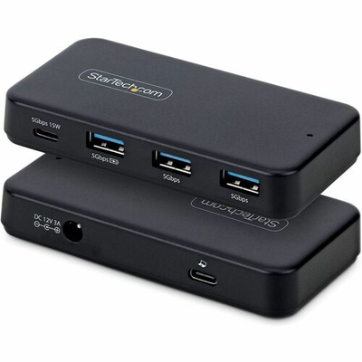 StarTech 311NA-USB-HUB Powered 4-Port USB-C and USB-A 5Gbps Hub with 36W Adapter