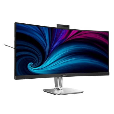 PHILIPS 34B2U6603CH 34" WQHD-monitor met Thunderbolt 4 HDMI, DP, USB-C, RJ45 Curved Business monitor