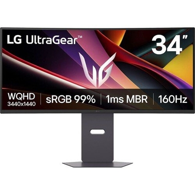 LG UltraGear 34G600A-B 34-inch WQHD 160Hz Curved VA Gaming Monitor
