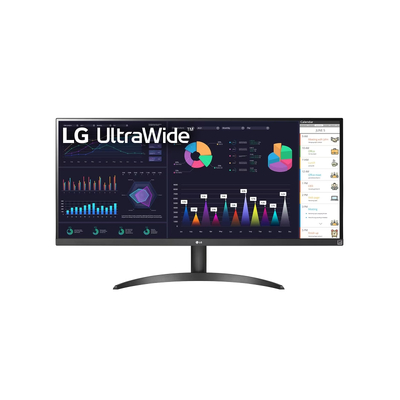 LG 34WQ500 34” UltraWide FHD VESA DisplayHDR™ 400 IPS Monitor with AMD FreeSync