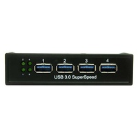 StarTech USB 3.0 Front Panel 4 Port Hub, 3.5 Bay - 35BAYUSB3S4