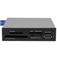StarTech USB 3.0 Internal Multi-Card Reader w/ UHS-II -SD/MicroSD/MS/CF - 35FCREADBU3