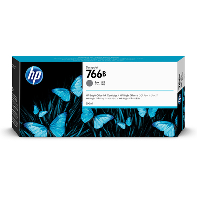 HP766B 300ml Gray Ink Cartridge
