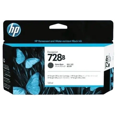 HP 3WX30A, 728B 300ML MATTE BLACK INK