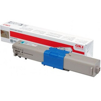 Oki TONER CARTRIDGE FOR C301/321 CYAN; 1500 PAGES