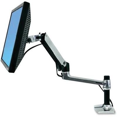 Ergotron 45-241-026 LX Desk Mount LCD Display Arm Polished Aluminium Max size 32in Max weight 11.3kg