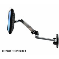 Ergotron LX Wall Mount LCD Display Arm - Max Size 24" - Aluminium