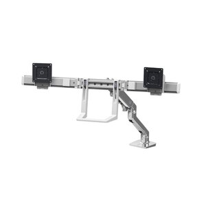 Ergotron HX Desk Dual Monitor Arm (polished aluminum)
