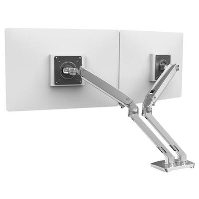 Ergotron 45-496-026 MXV Desk Dual Monitor Arm, Polished Aluminum