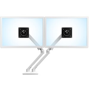 Ergotron MXV Desk Dual Monitor Arm (white)