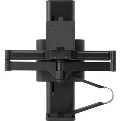 Ergotron 45-630-224 TRACE Single Monitor Panel Clamp Matte Black