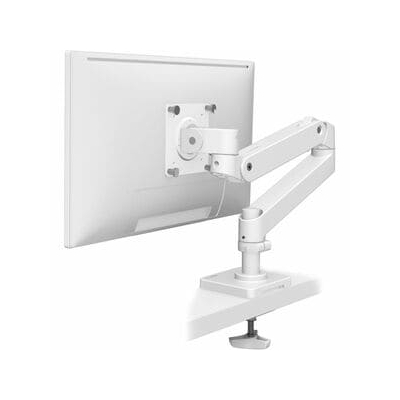 Ergotron LX Pro Single Monitor Grommet-Mount Arm - White