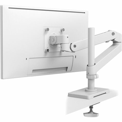 Ergotron LX Pro Tall-Pole Single Monitor Arm - White, Grommet Mount