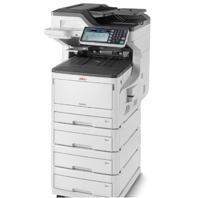 OKI MC873dnv A3 Colour MFP w 4 Paper Trays & Castor Base (45850206dnv)