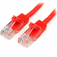 StarTech 1m Cat5e Snagless RJ45 UTP Patch Cable (M/M), Red - 45PAT1MRD