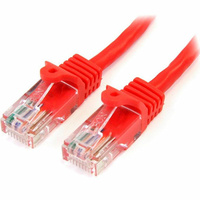 StarTech 2m Cat5e Snagless RJ45 UTP Patch Cable (M/M), Red - 45PAT2MRD