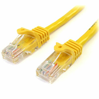 StarTech 2m Cat5e Snagless RJ45 UTP Patch Cable (M/M), Yellow - 45PAT2MYL