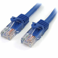 StarTech 3m Cat5e Snagless RJ45 UTP Patch Cable (M/M), Blue - 45PAT3MBL