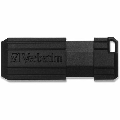 Verbatim 49063 Store'n'Go PinStripe USB 2.0 Drive - 16GB, Black
