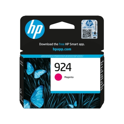 HP 4K0U4NA 924 Magenta Original Ink Cartridge 400 PAGE YIELD FOR OJPRO 8139E 8138E 8120E 8120