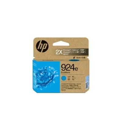 HP 4K0U7NA, 924E EVOMORE CYAN ORIGINAL INK CRTG