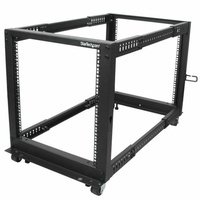 StarTech 12U Adjustable Depth 4 Post Server Rack - 4POSTRACK12U