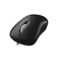 Microsoft Wired Basic USB Optical Mouse - Black - OEM 4YH-00009