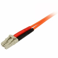 StarTech 1m Fiber Optic Cable, Multimode Duplex 50/125, LSZH, LC/SC - 50FIBLCSC1