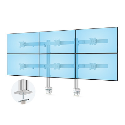 STARTECH 6-MONITOR-ARM-A Six-Monitor Desk Mount Max 32IN/8kg