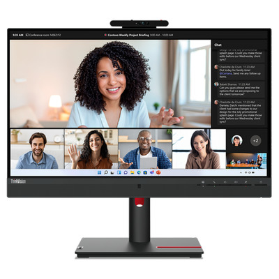 Lenovo 63D7UAR3AU ThinkVision T24mv-30 23.8" 75Hz FHD IPS Business Monitor (Webcam)
