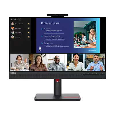 Lenovo 63D8MAR3AU ThinkVision T24v-30 23.8" 75Hz FHD IPS Monitor + Webcam