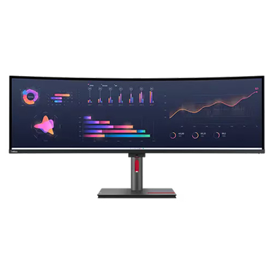 Lenovo ThinkVision P49w-30 49" DQHD 5K Curved IPS Business Monitor (100W USB-C) 63DBRAR1AU