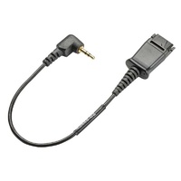 Poly 18" QD to 2.5mm Right-Angle Plug Cable