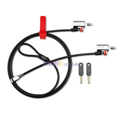 Kensington ClickSafe Keyed Twin Laptop Lock (64638)