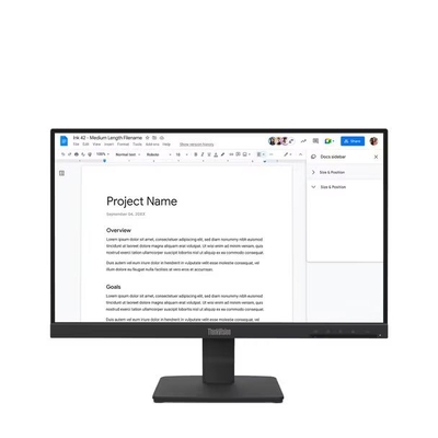 Lenovo ThinkVision S22-4e 21.5in FHD 100Hz IPS Monitor
