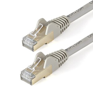StarTech 1.5m CAT6a RJ45 Shielded Snagless Patch Cable - Grey