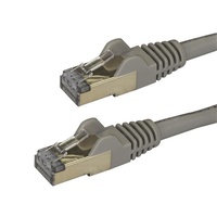 StarTech 1m Gray Cat6a Ethernet Cable - Shielded (STP)