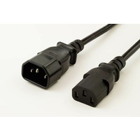 Eaton 10A IEC Male to Female Output Cord - 2M - 6E1624