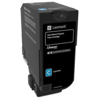 Lexmark CS720/CS725/CX725 CYAN RETURN PROGRAM TONER CARTRIDGE 3K