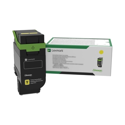 LEXMARK 75M10Y0 YELLOW RETURN PROGRAM CARTRIDGE 2K FOR CX/CS53X 63X
