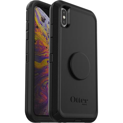 OtterBox Apple iPhone Xs Max Otter + Pop Defender Series Case - Black (77-61808)