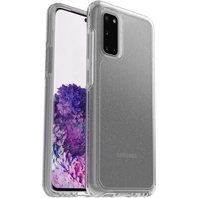 OtterBox Samsung Galaxy S20 / Galaxy S20 5G (6.2') Symmetry Series Clear Case - Stardust (Clear Glitter) (77-64197)